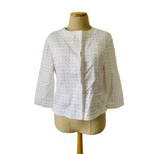 Lulu B Small White Women's Studded Jacket